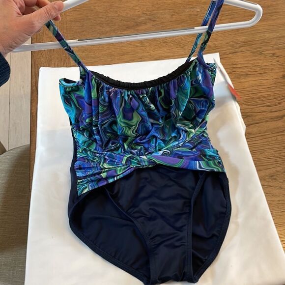 MAGICSUIT MULTICOLOR HIGH WAIST.  TANK STYLE TOP.  NEW WITH TAGS - Picture 2 of 9